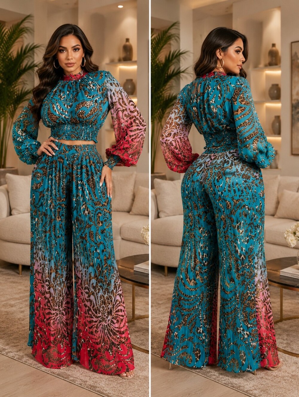 Crystal 2pc Pant Set